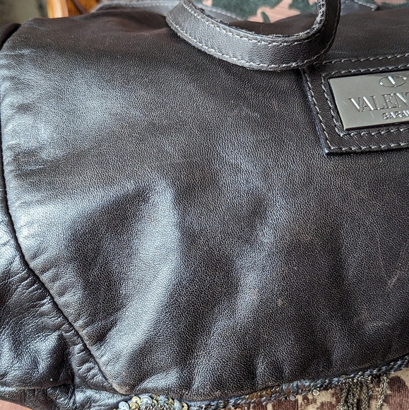 💥RARE‼️💯VALENTINO SEQUIN GLAM CHAIN TOTE - Picture 15 of 16